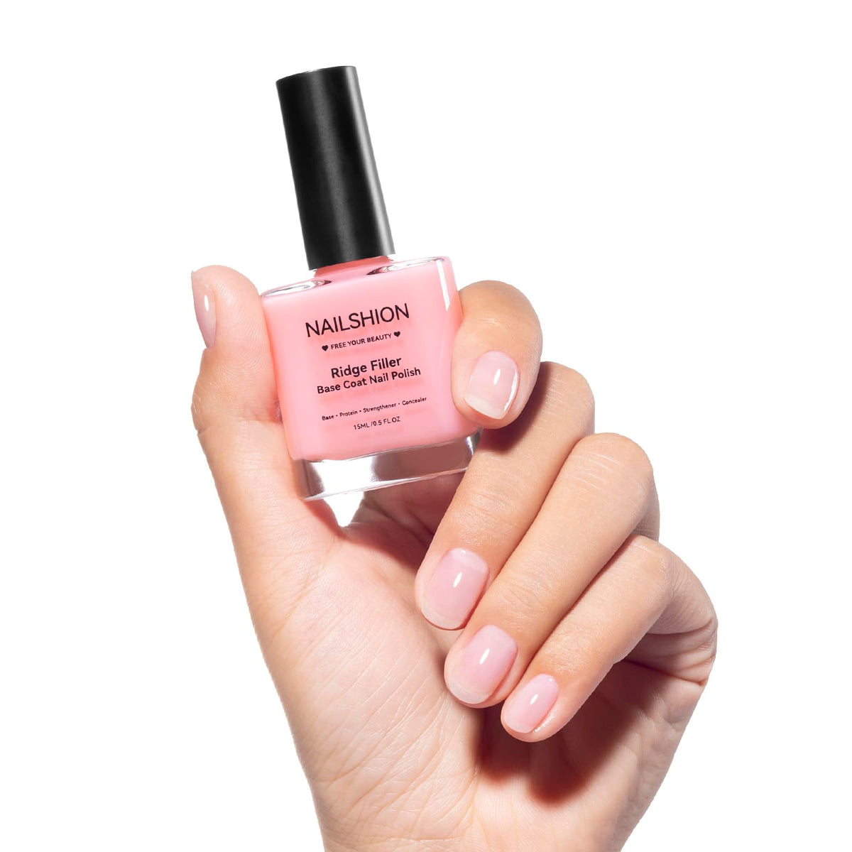 Nailshion front bottle showing sleek packaging and clear product benefit