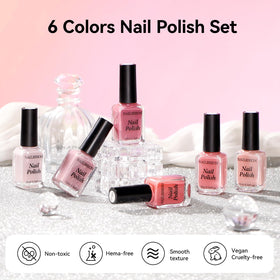 Nailshion size comparison in hand demonstrating compact bottles for travel