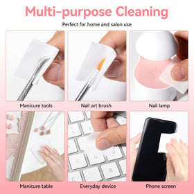 Pocket-sized Nailshion pad packet fitting into a purse for on-the-go touch-ups