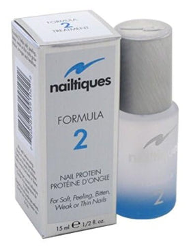 Nailtiques brush applying protein treatment for smooth, strengthened nails