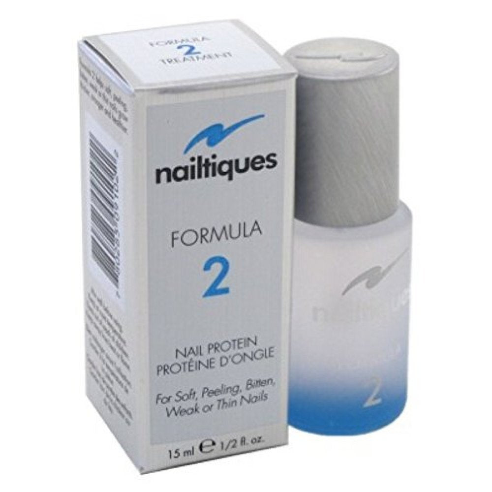 Nailtiques Formula 2 bottle front showing concentrated nail-strengthening benefit