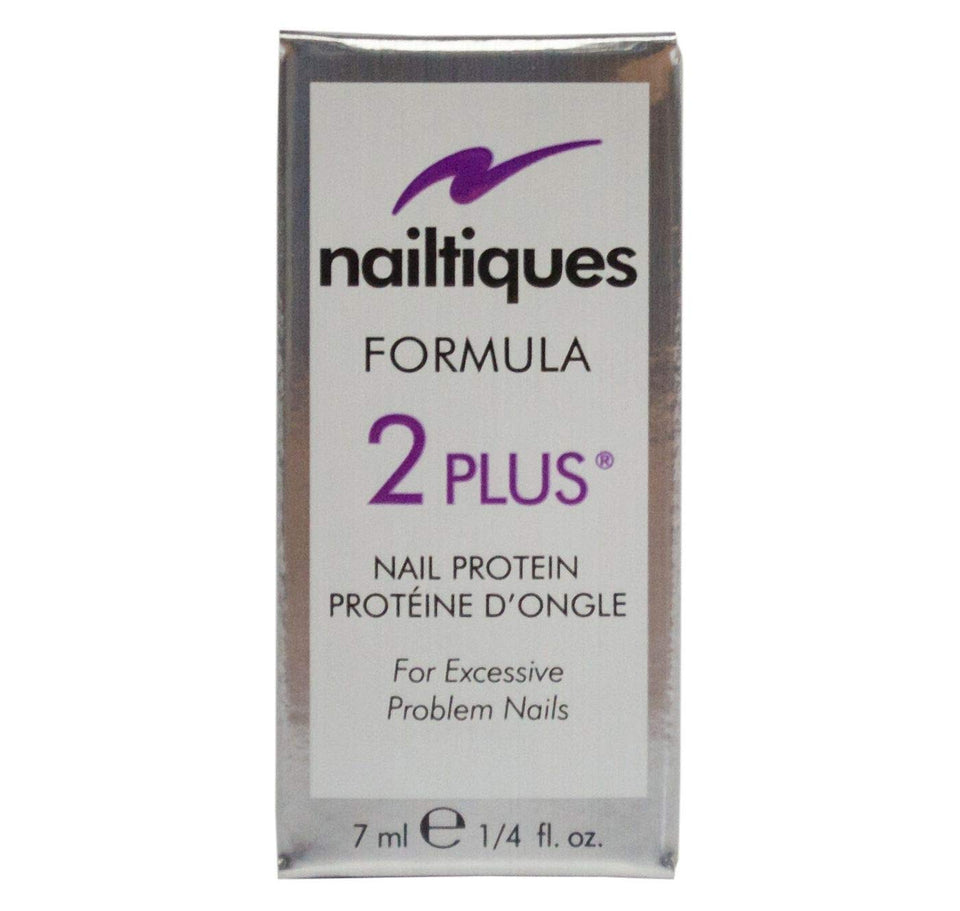 Nailtiques Formula 2 front bottle view showing label and size for quick identification