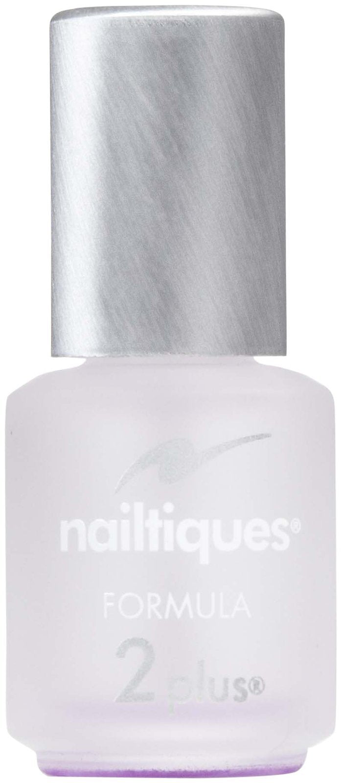 Nailtiques Formula 2 Plus front bottle showing label and .25 oz size, strengthening benefit