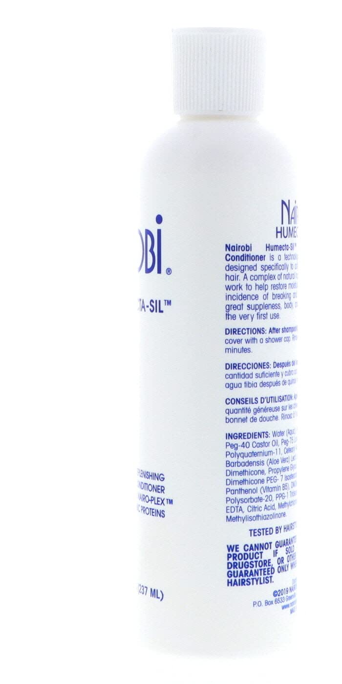 Nairobi 8 ounce bottle in hand showing compact travel-friendly size and convenience