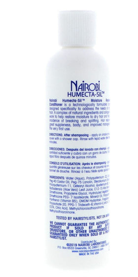 Nairobi detangled hair after use illustrating reduced breakage and softer finish