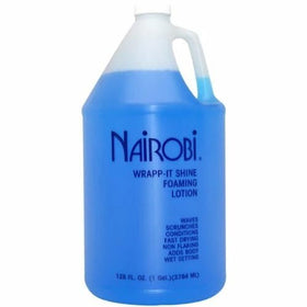 Nairobi front packaging showing gallon container and professional labeling for salon savings
