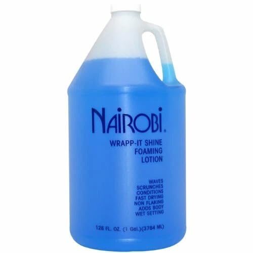 Nairobi front packaging showing gallon container and professional labeling for salon savings