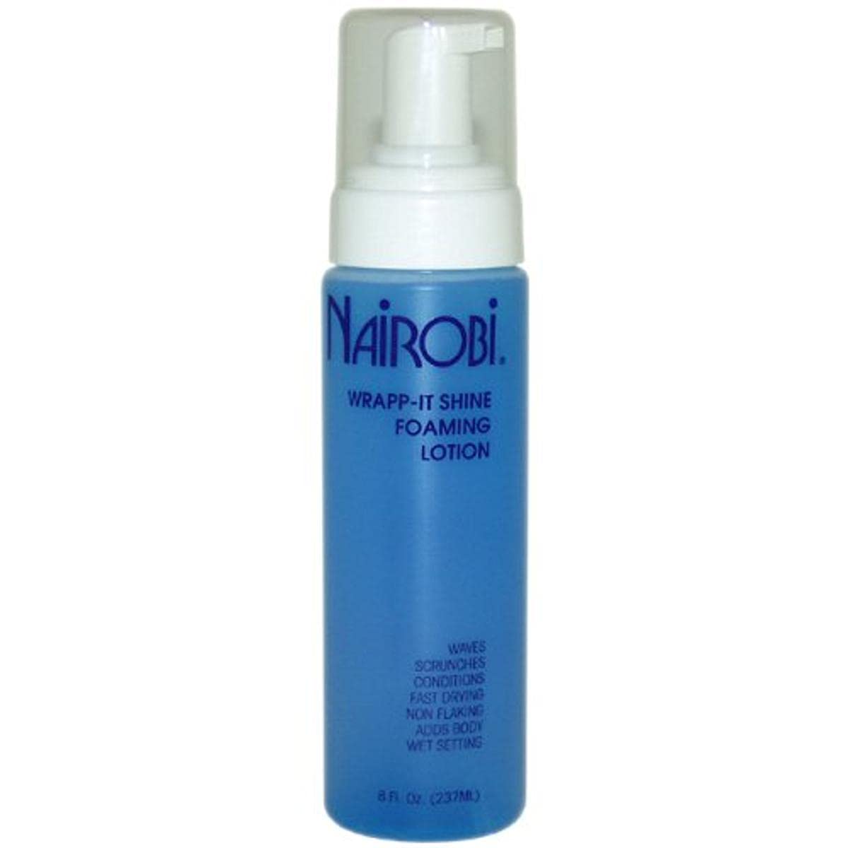 Nairobi Wrapp-It front bottle showing shine and fast-dry benefit