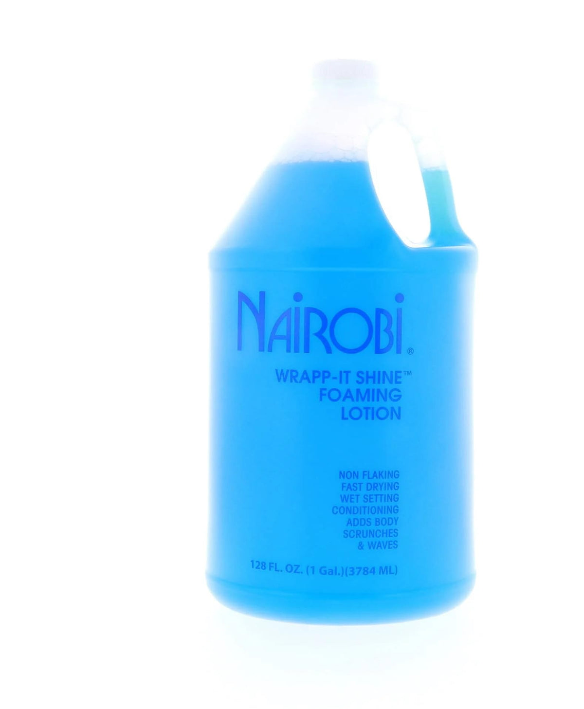 Nairobi product label close-up showing instructions and benefits for professional use