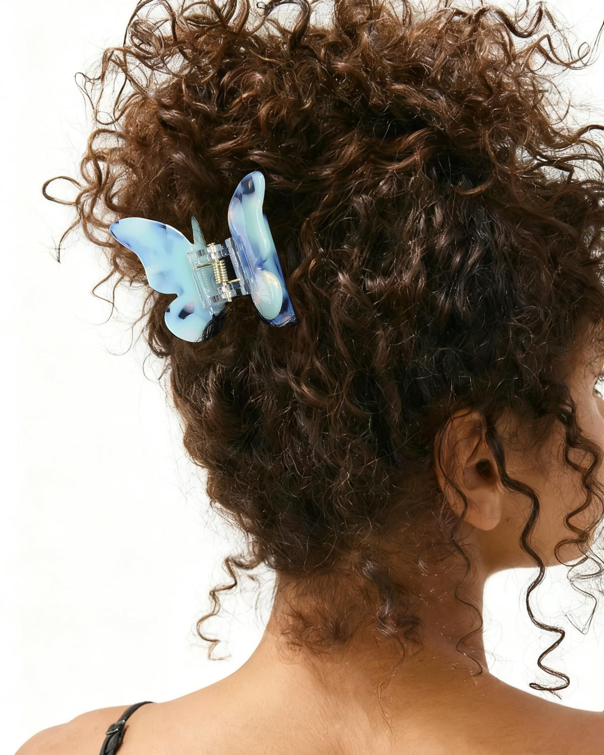 NAISIER three clips displayed in blue white pink-purple, color options