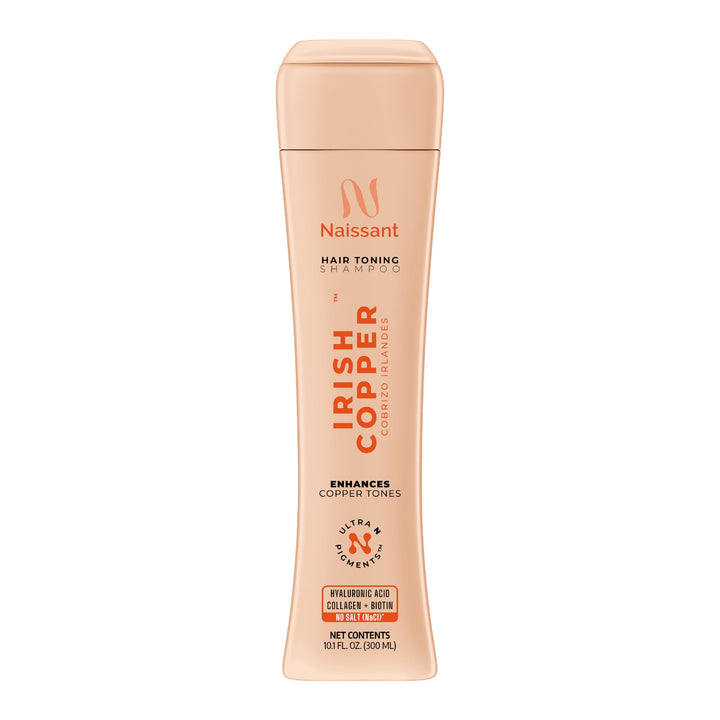 naissant front packaging showing copper shampoo and vibrant color refresh