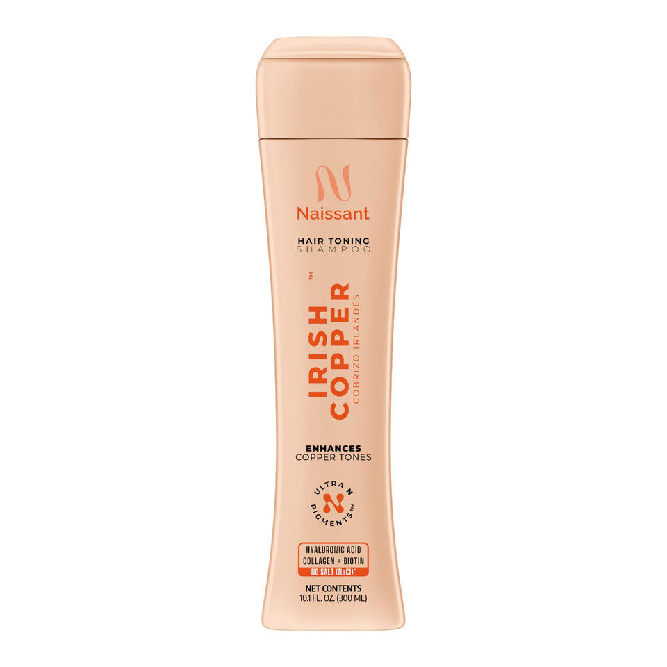 naissant front packaging showing copper shampoo and vibrant color refresh