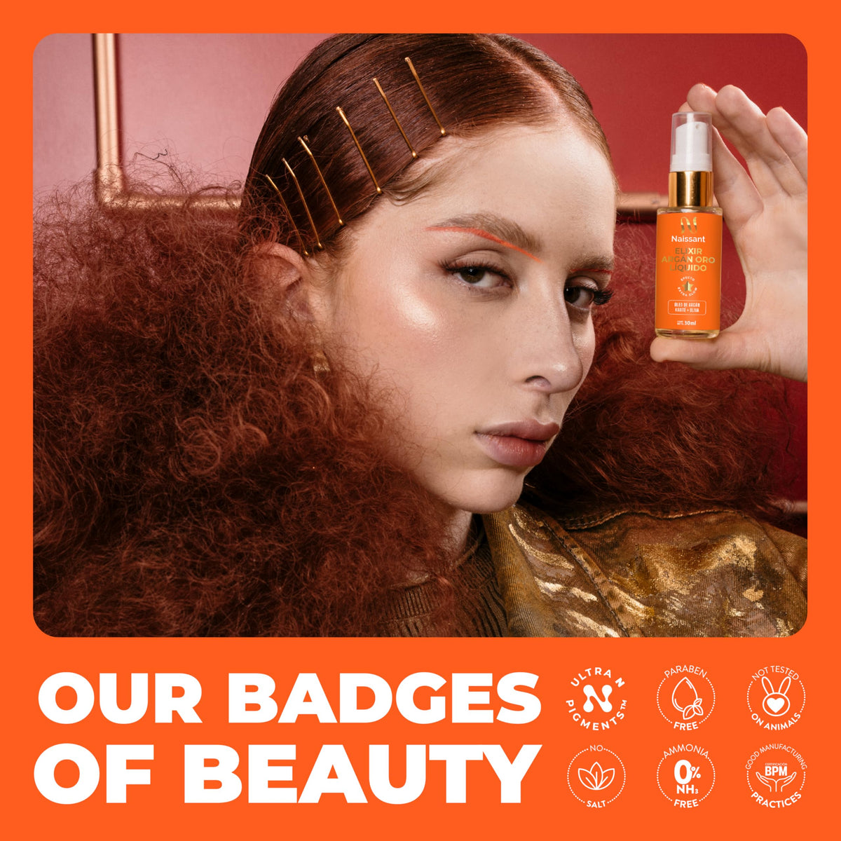 naissant label details and claims, emphasizes paraben-free formula and protective benefits