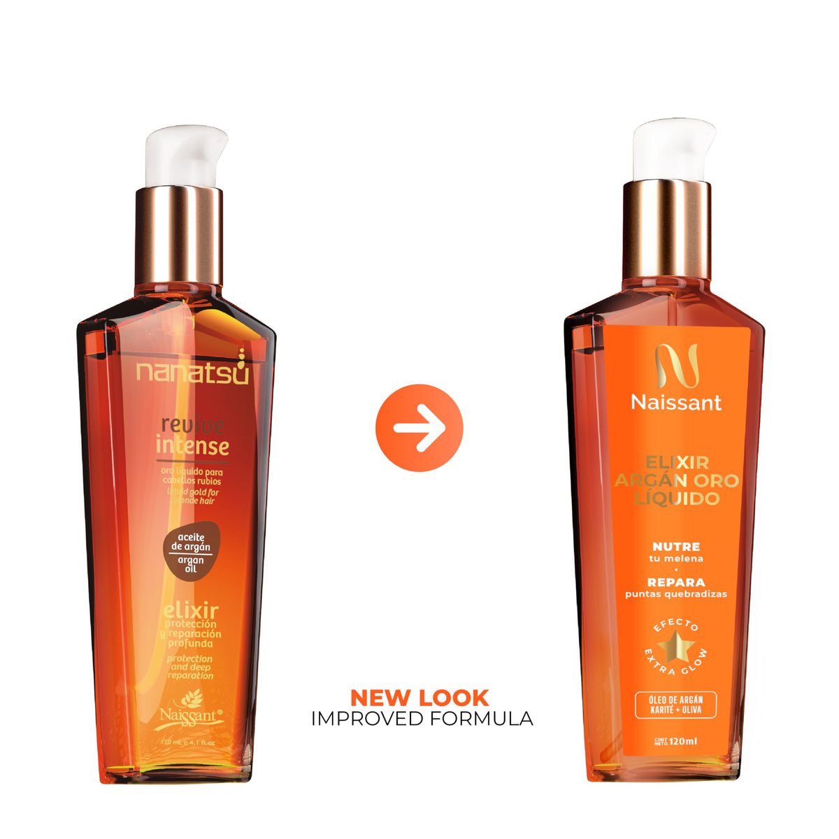 naissant texture close-up showing silky oil consistency that smooths hair cuticle