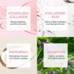 Naisture eye mask pair arranged to reduce puffiness appearance