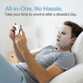 Naisture eye masks applied under eyes reducing puffiness for a refreshed look