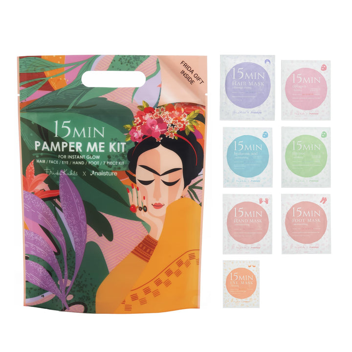 Naisture Frida Kahlo kit front packaging showing artistic design and gifting appeal