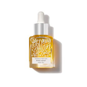 Naked & Thriving label close-up highlighting ingredient transparency and vegan promise