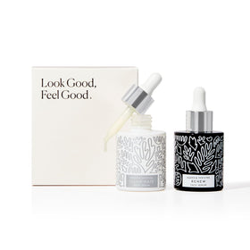 Naked & Thriving Renew night serum pipette dispensing product for precise use