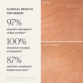 Naked & Thriving serum texture close-up showing silky consistency and hydration