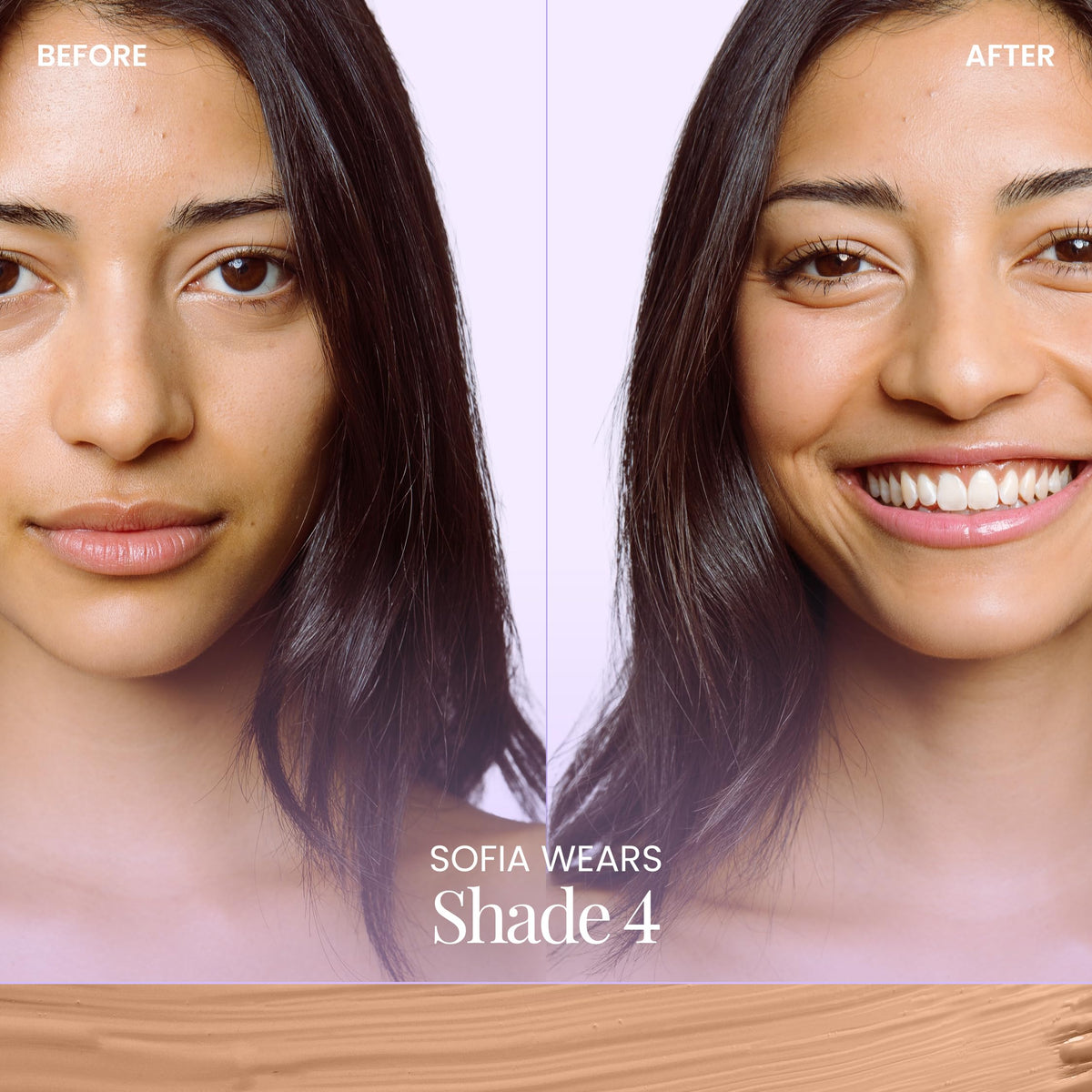 Naked Sundays close-up of product drop showing smooth, blendable texture