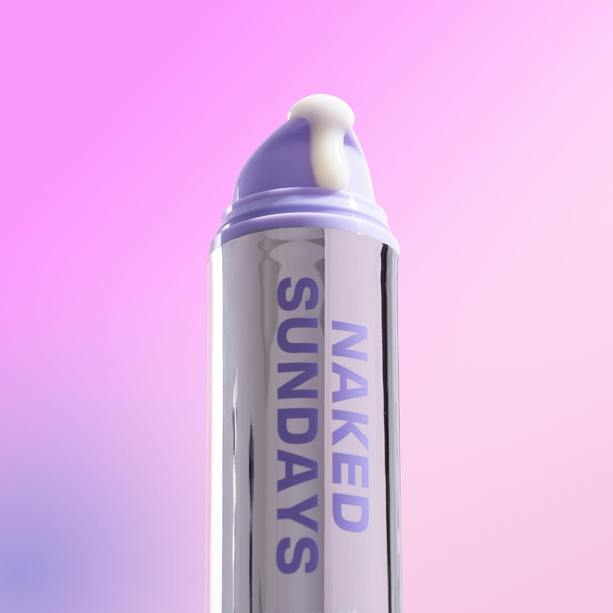 Naked Sundays 50ml tube beside coin for size and travel-friendly use