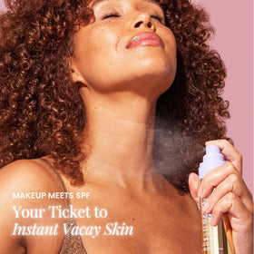 Naked Sundays fine spray texture highlighting even coverage benefit