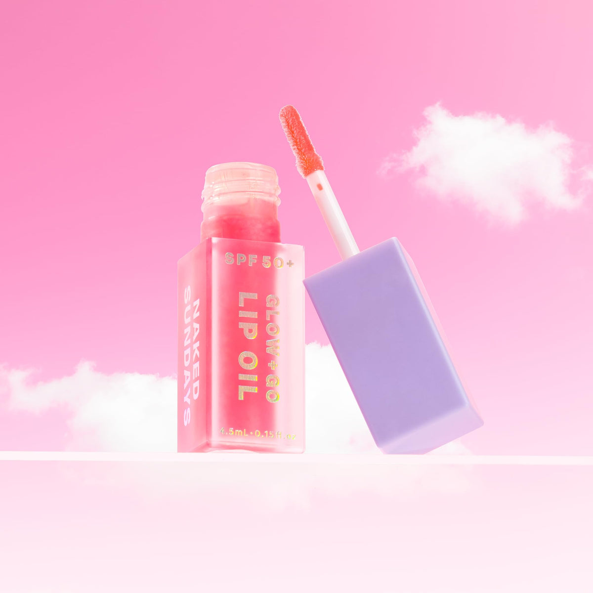 Naked Sundays open applicator close-up illustrating smooth, non-sticky glide