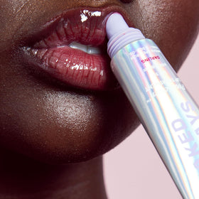 Naked Sundays before and after lips showing smoother hydrated appearance