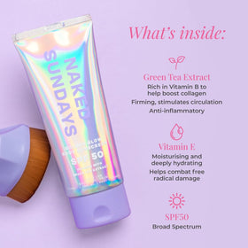 Naked Sundays dispensing pump demonstration for easy, mess-free application