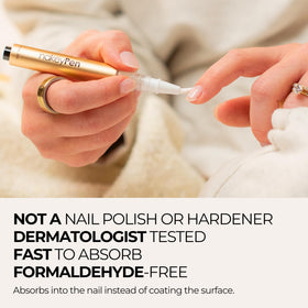 nakeyNails on bathroom vanity lifestyle shot showing daily routine benefit