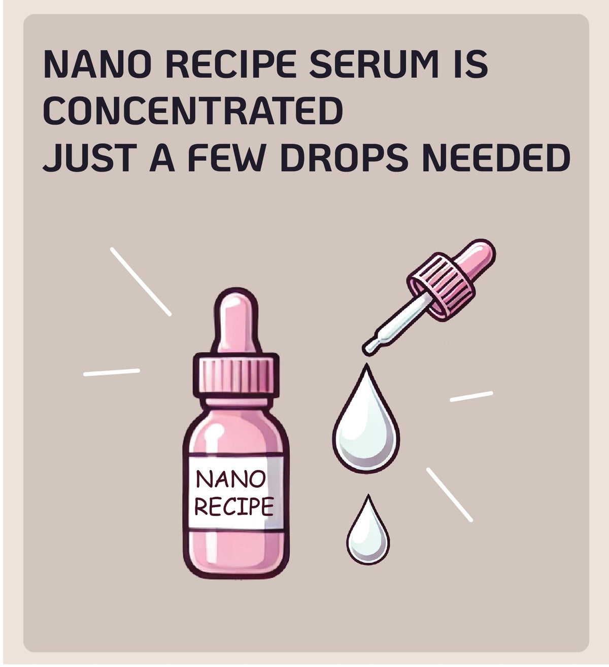 Nano Recipe close-up texture shot highlighting lightweight liposomal absorption benefit