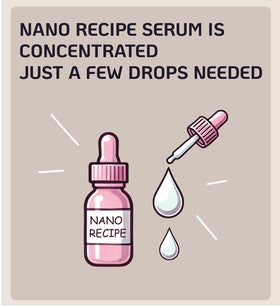 Nano Recipe close-up texture shot highlighting lightweight liposomal absorption benefit