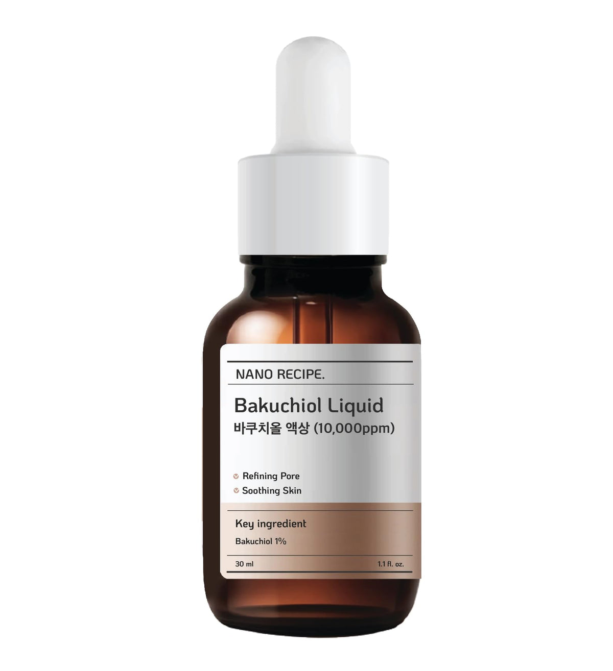 Nano Recipe front packaging showing 30ml concentrate and label benefits