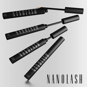 Nanolash on a vanity showing lifestyle use and easy routine integration
