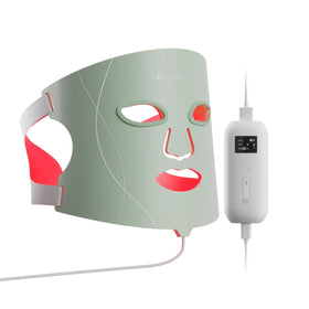 Nanoleaf front view of mask showing full-face coverage and clinical design benefits