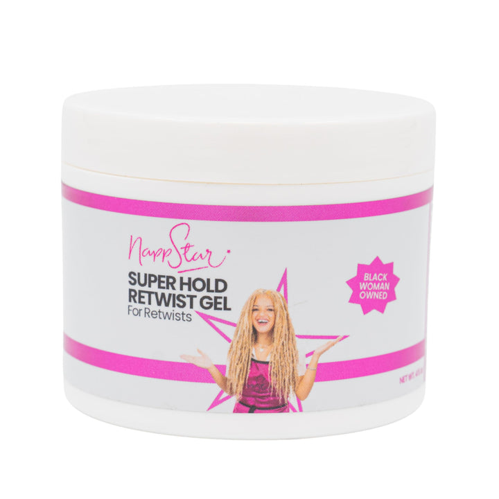 NappStar front packaging showing clear label and strong-hold benefit