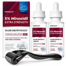 Narcelax front packaging 60ml showing product and strength for targeted regrowth