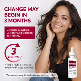 Narcelax applied to thinning scalp demonstrating focused placement advantage