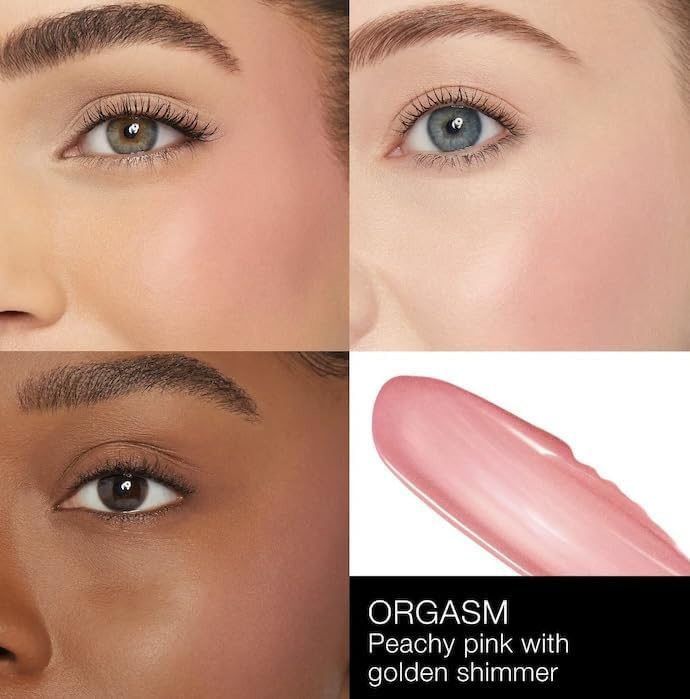 NARS Afterglow dropper texture close-up showing creamy liquid and easy blend benefit