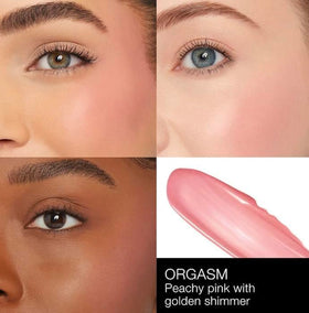 NARS Afterglow dropper texture close-up showing creamy liquid and easy blend benefit