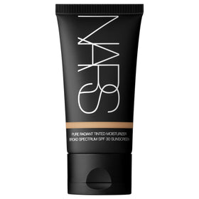 NARS front packaging of Pure Radiant Tinted Moisturizer showing the tube and shade label for quick selection