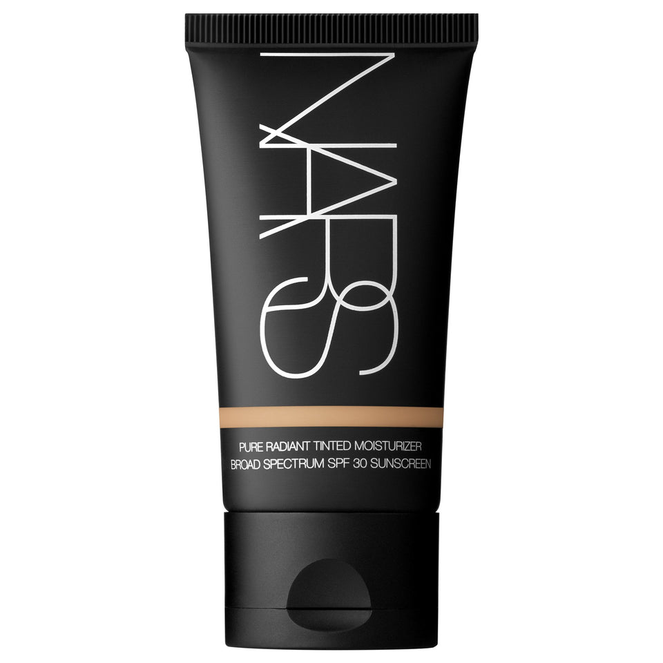 NARS front packaging of Pure Radiant Tinted Moisturizer showing the tube and shade label for quick selection