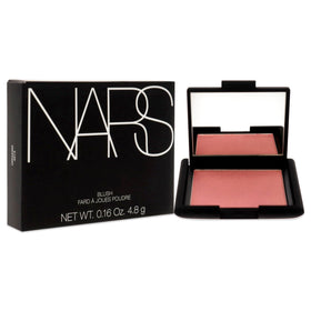 NARS Orgasm applied on cheek demonstrating natural peachy-pink glow