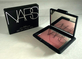 NARS blush pan close-up texture highlighting finely milled pigments and blendability