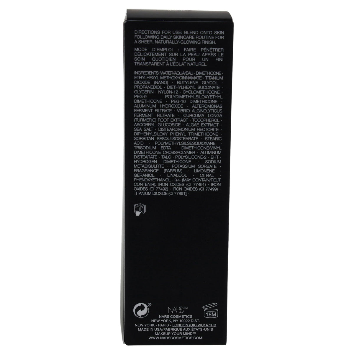Mineral-rich seawater ingredient image representing NARS Pure Radiant hydration benefits