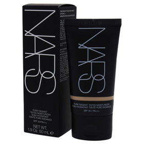 Model with fair skin wearing NARS Pure Radiant Finland showing luminous, even finish