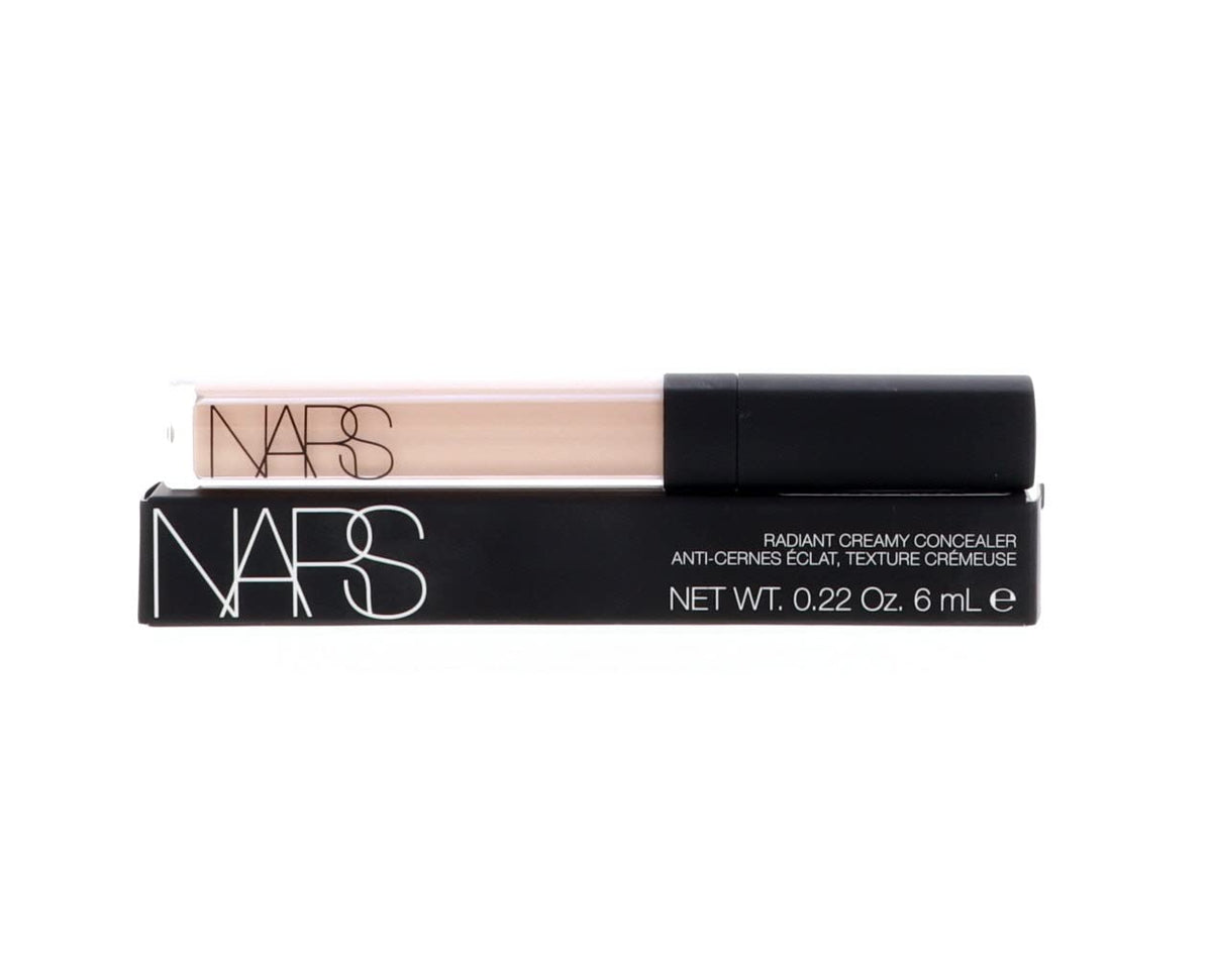NARS before and after comparison demonstrating concealed dark circles