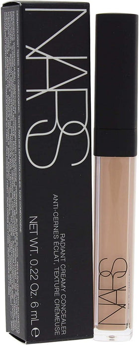 NARS tube front view showing shade label and compact packaging benefit: easy identification