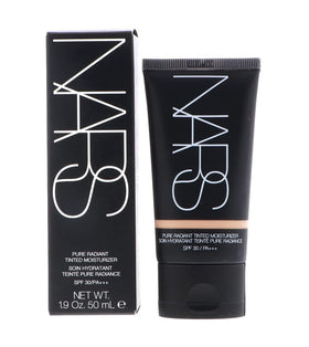 NARS tinted moisturizer texture swatch showing smooth radiant finish